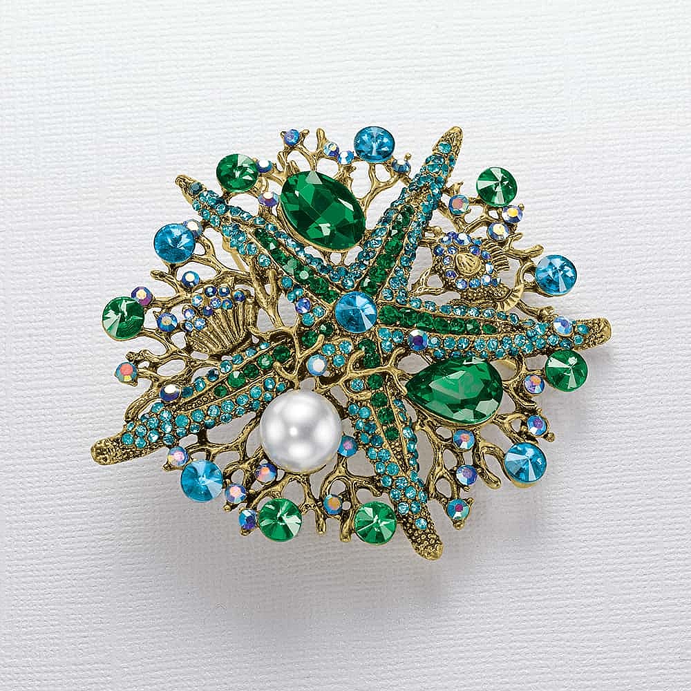 Broche en Cristal Muse de la Sirène