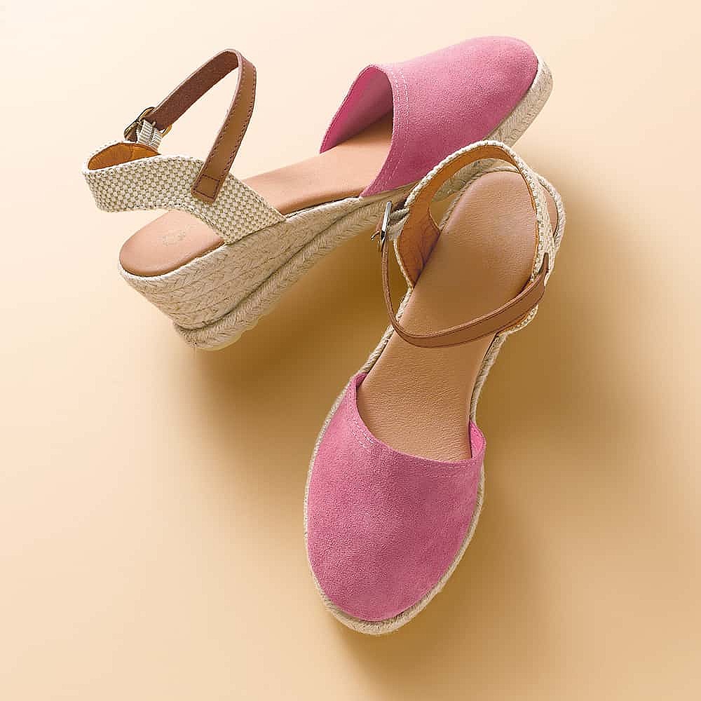 Espadrilles Roses Jeux de Pieds Fantaisistes