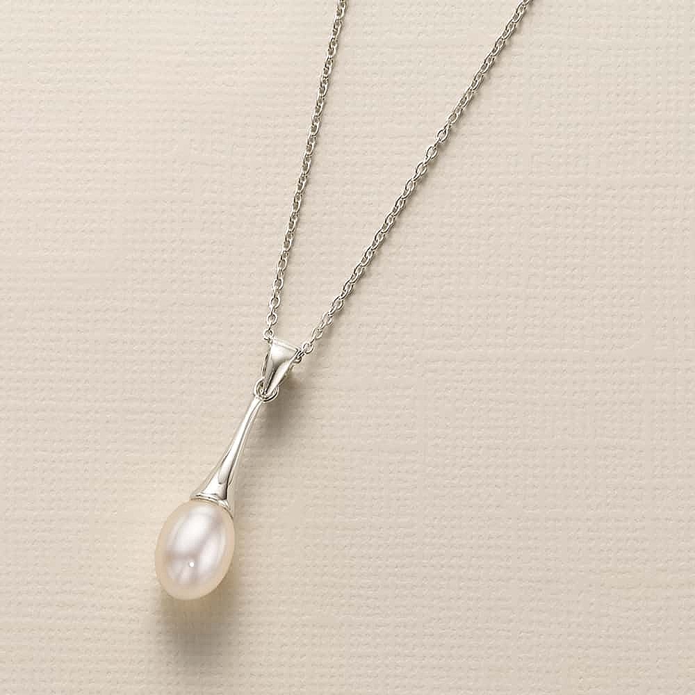 Pendentif en Perle Pure et Simple 