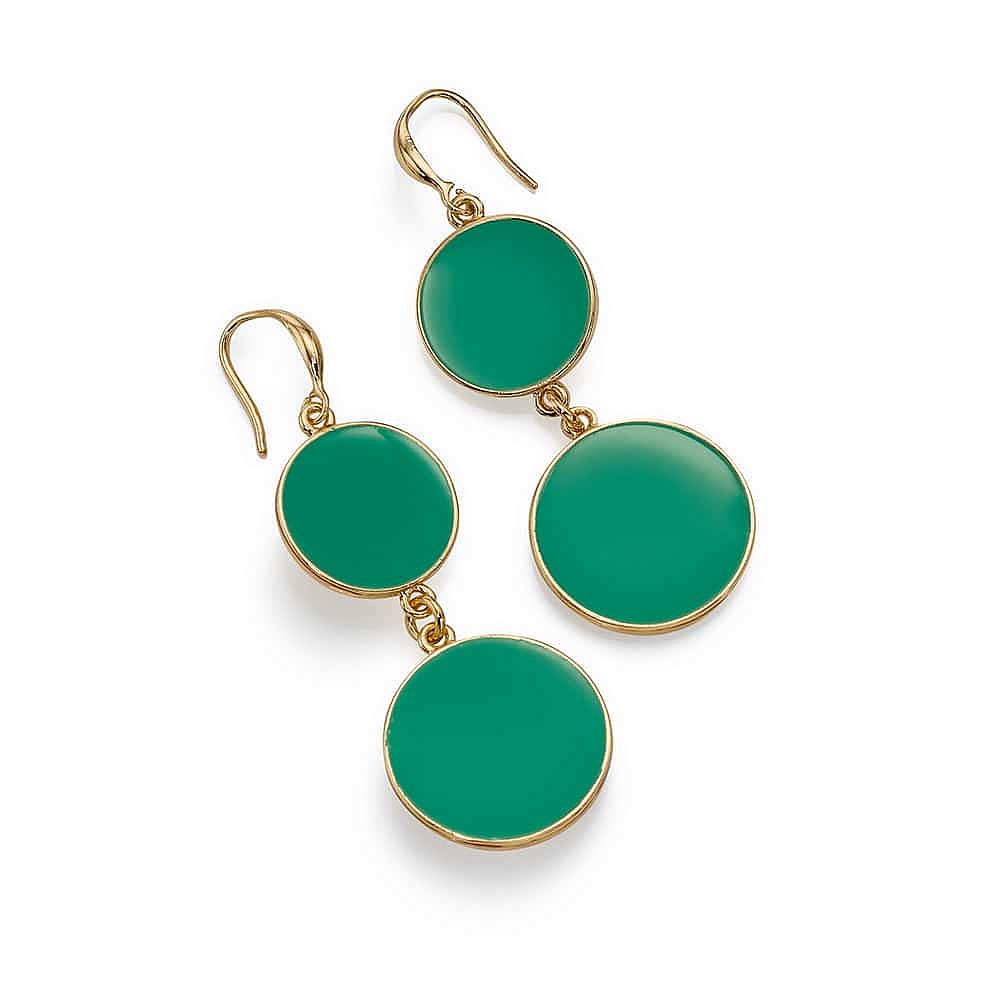 Boucles d'oreilles Attirée par le Vert Aqua