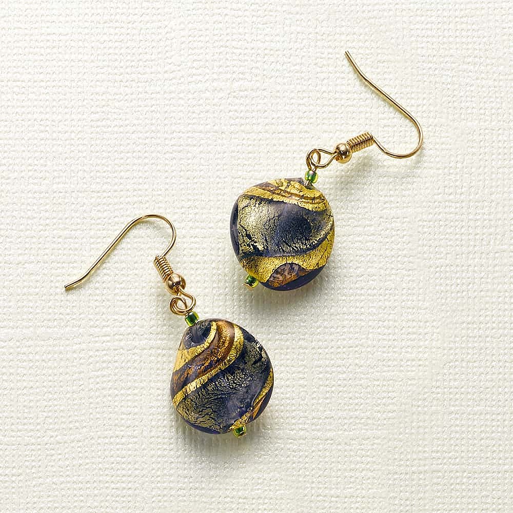 Boucles d’oreilles Murano Magie En Fusion