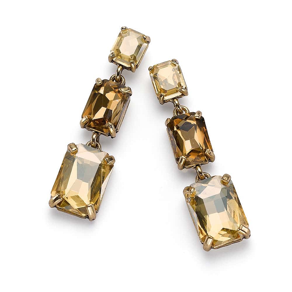 Boucles d’oreilles en Cristal Éclat Champagnisé