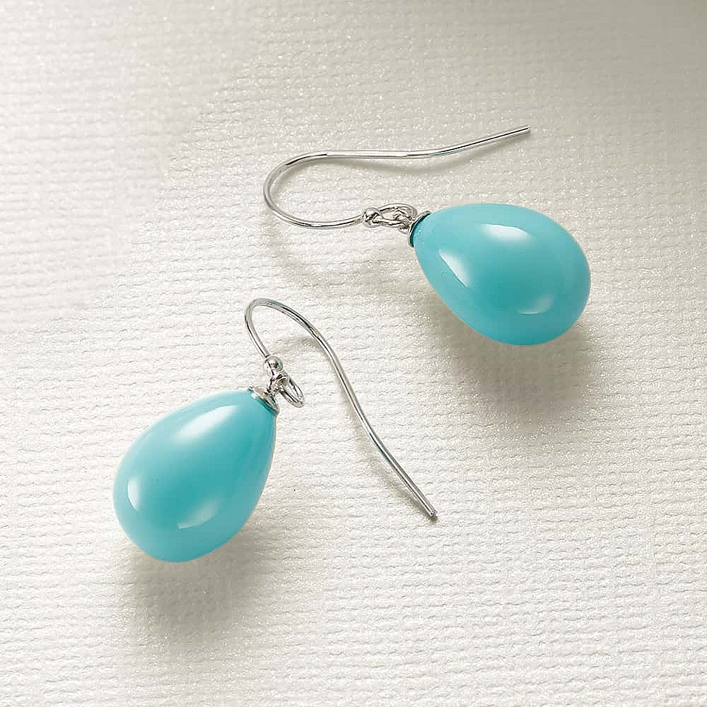 Boucles d'oreilles Îles Bleu Aqua