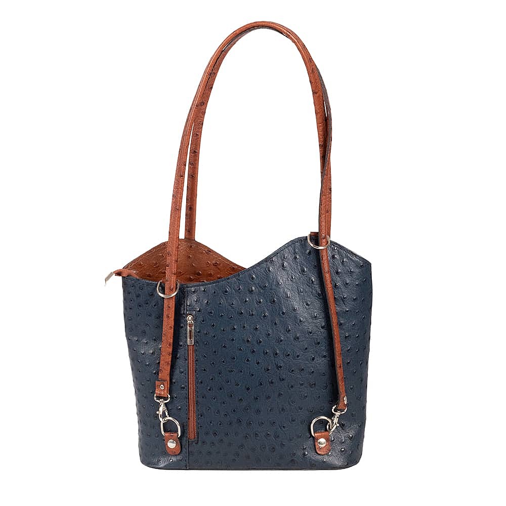 Handbag Sac Cuir Bleu Marine Bleu Marine Sac Soco Bandouliere Cuir