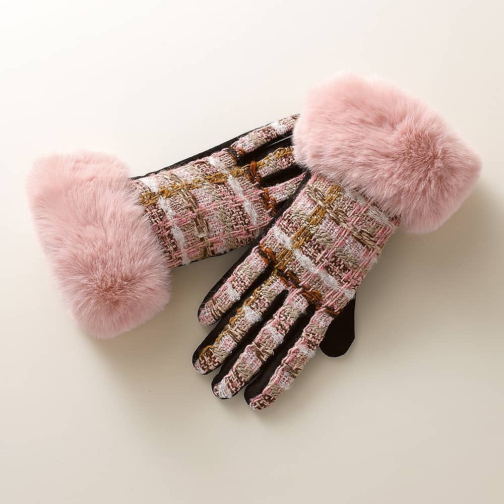 Gants Audacieuse en Rose Poudré