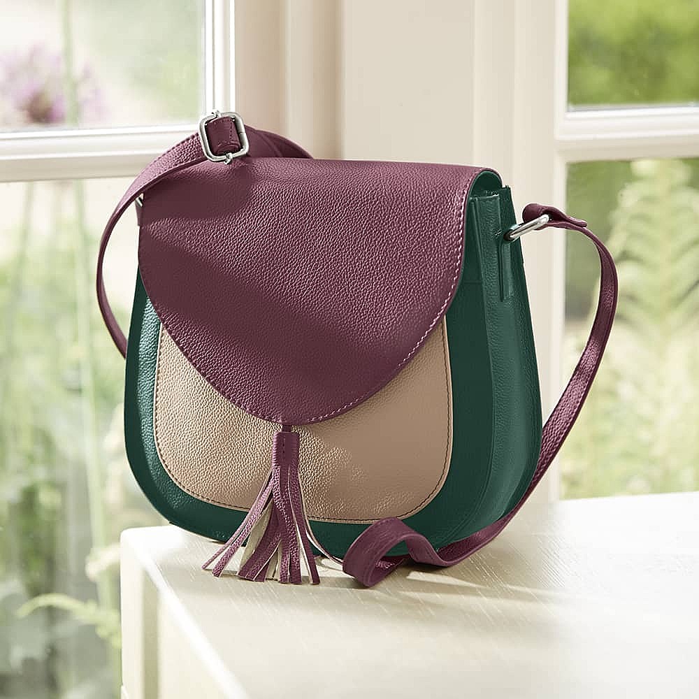 Sacoche en Cuir Charme Bigarré