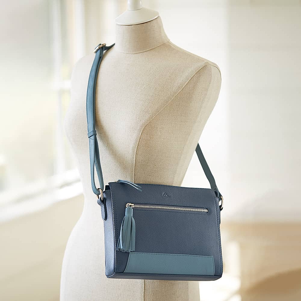 Sac Bandoulière en Cuir Jours en Denim