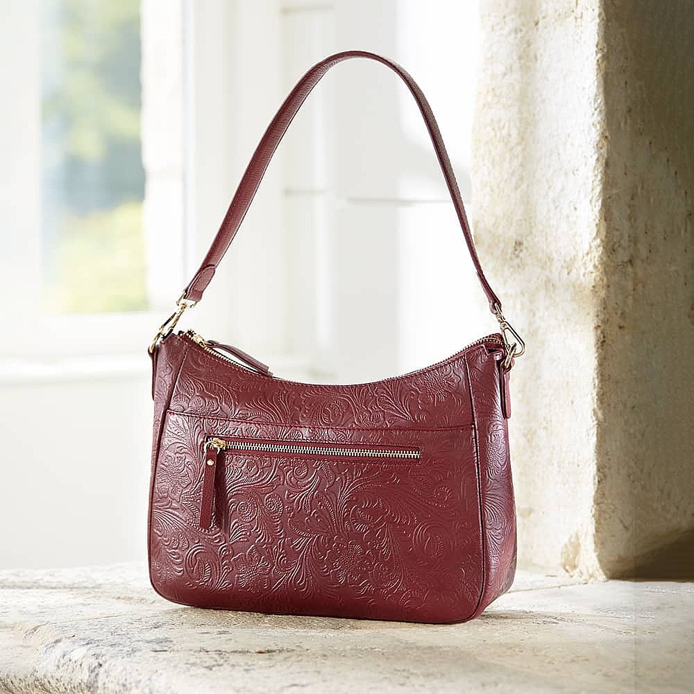 Sac en Cuir Moments en Merlot