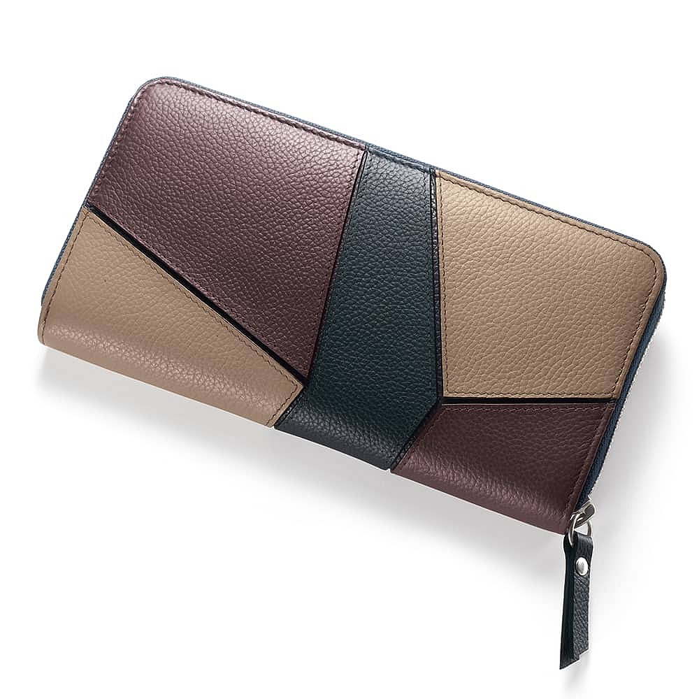 Portefeuille en Cuir Angle Parfait