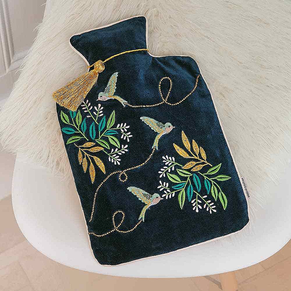 Bouillotte Oiseaux en Fleurs