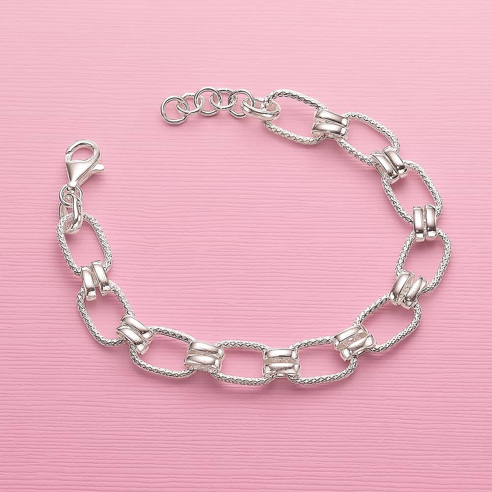 Bracelet en Argent Clairement Classique