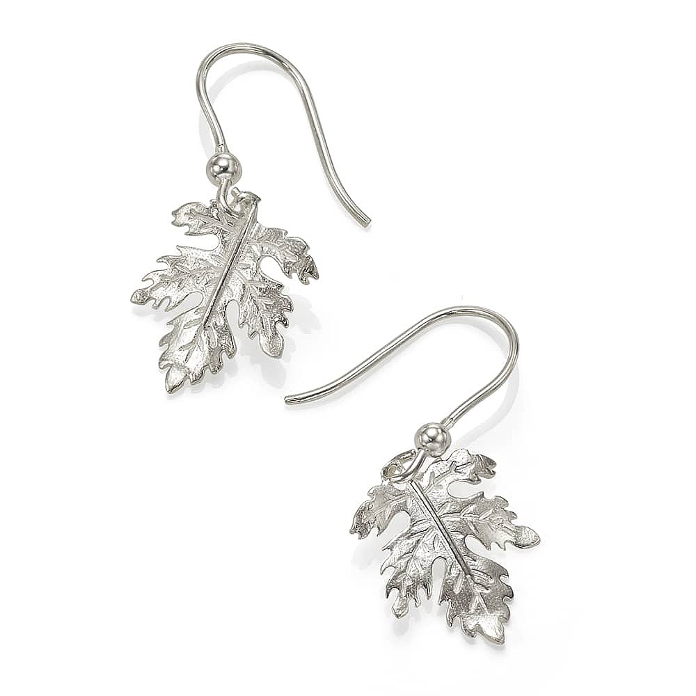 Boucles d’oreilles en Argent Feuilles de Longévité