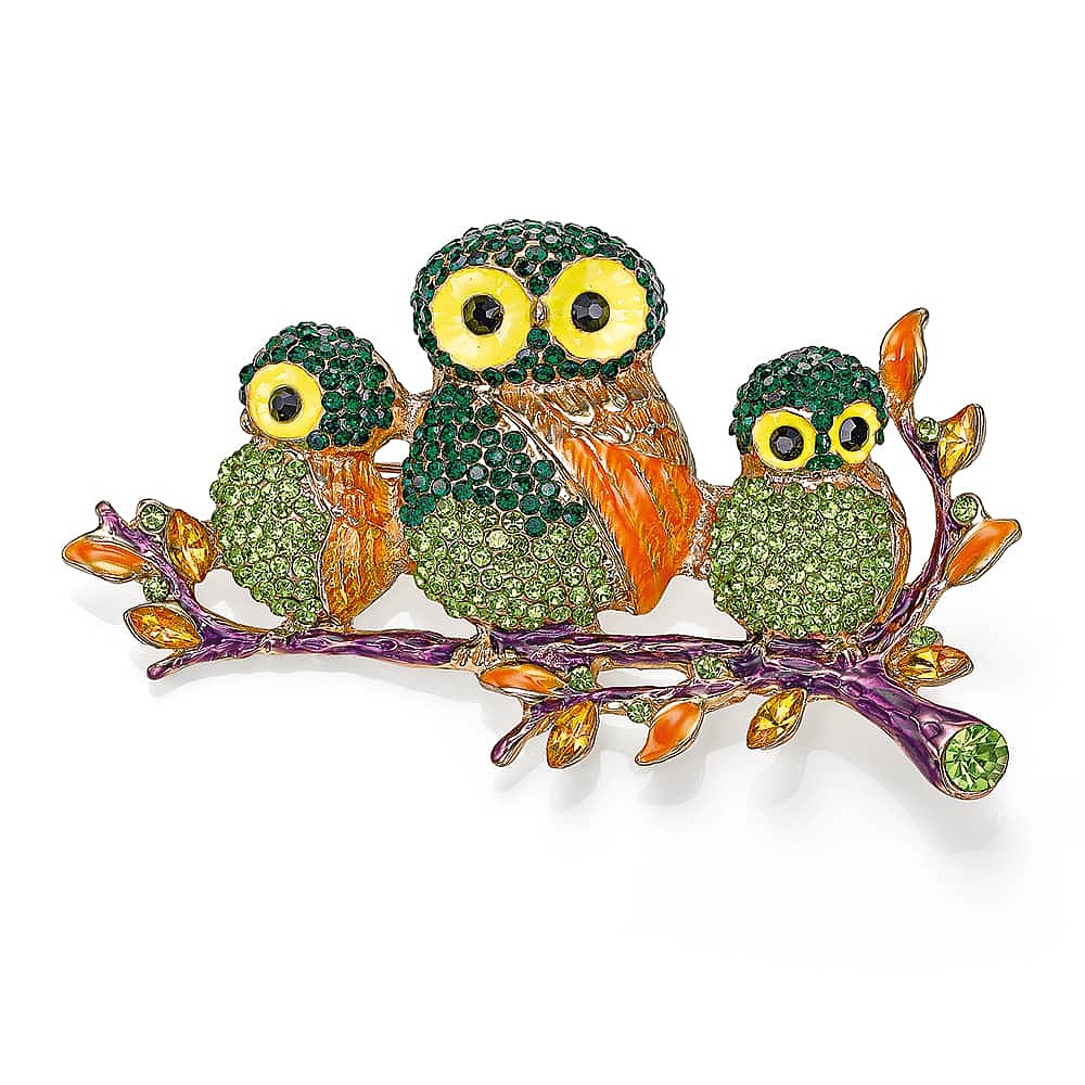 Broche Chouette Compagnes Ingénieuses