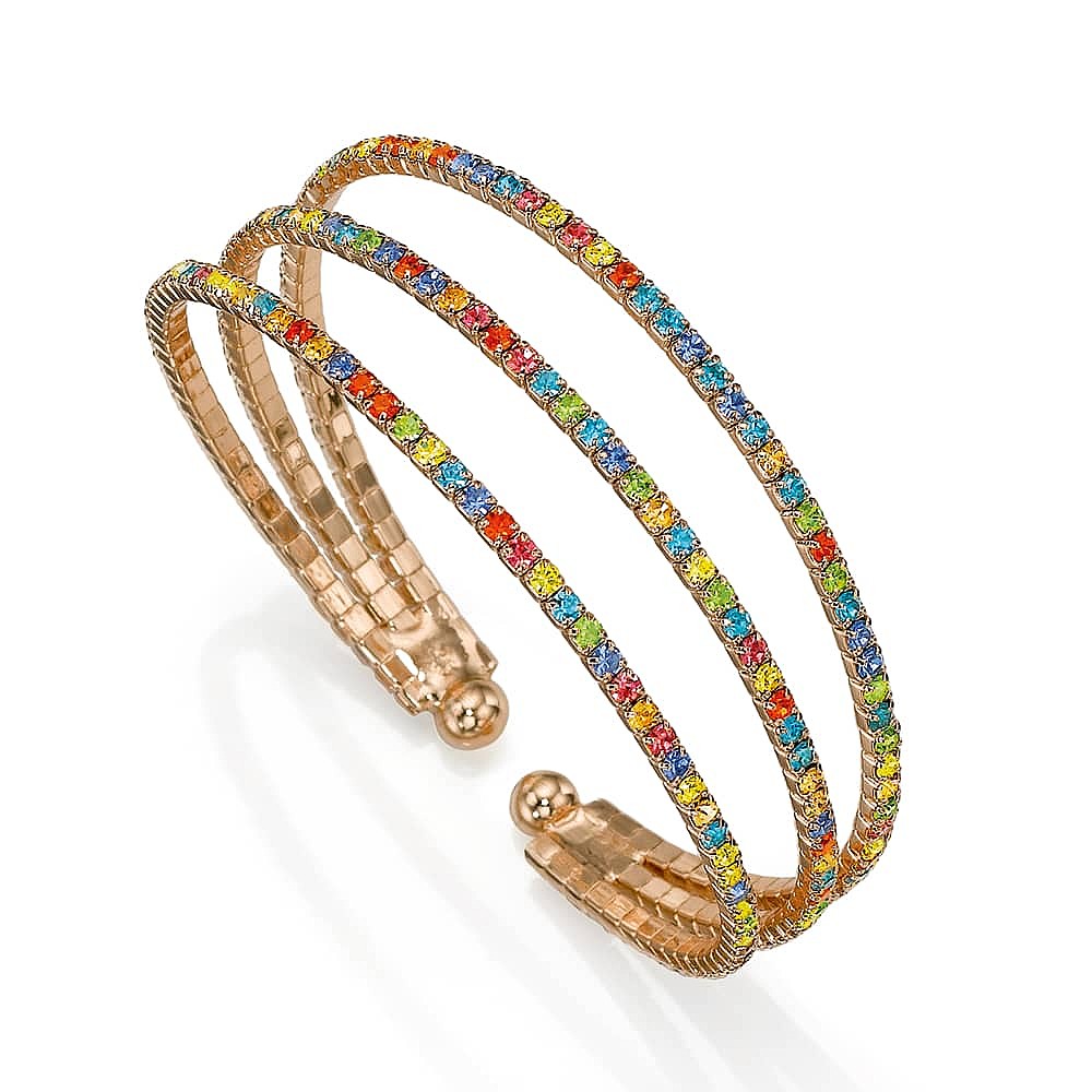 Bracelet en Cristal Coloriez Entre les Lignes