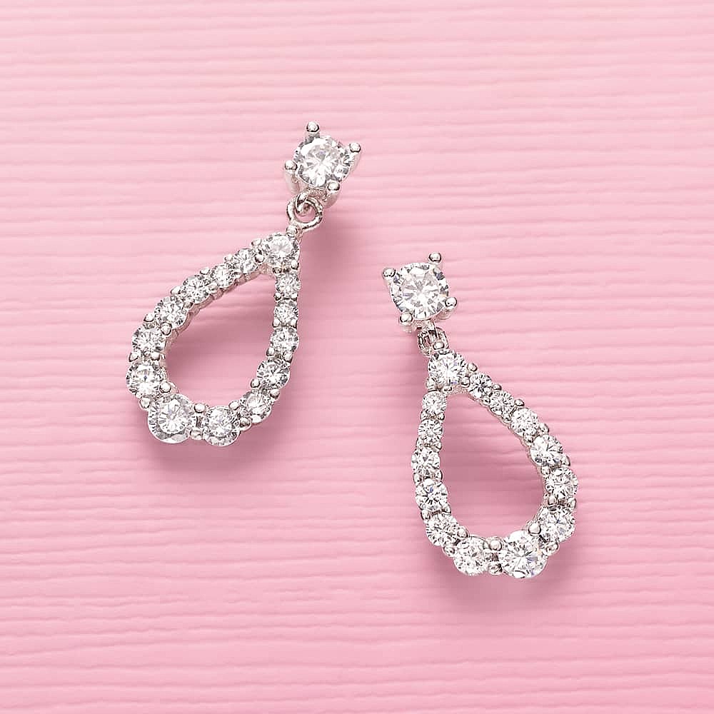 Boucles d’oreilles en Argent Gouttes de Lumière