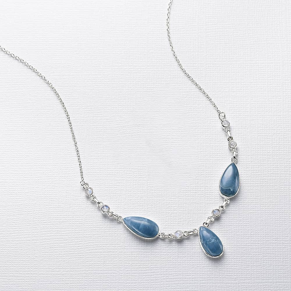 Collier Rêverie en Denim