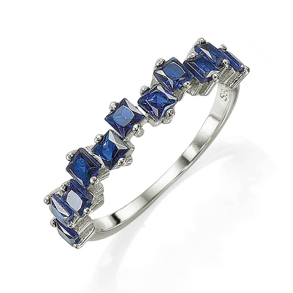 Bague Bleu Marine Carrément Juste