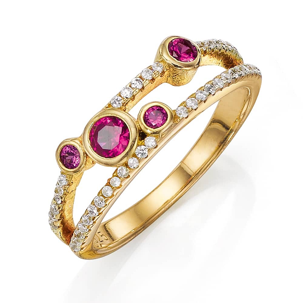 Bague Rosissez en Fuchsia