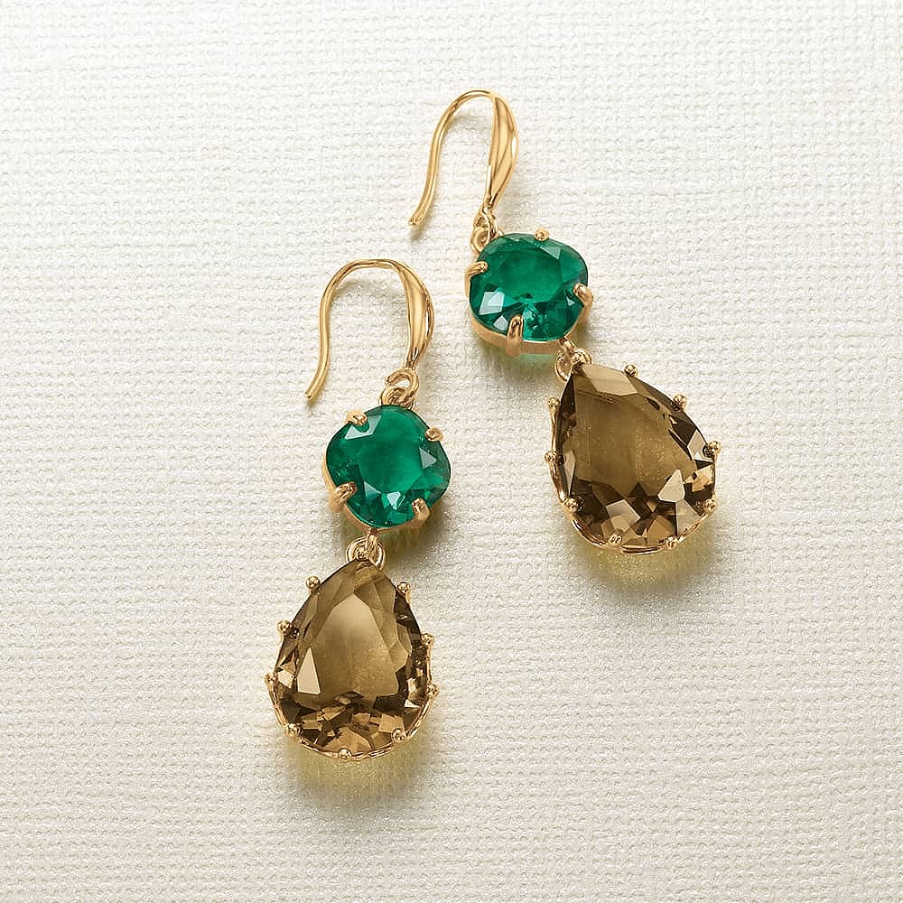 Boucles d'oreilles en Cristal Poudre aux Yeux