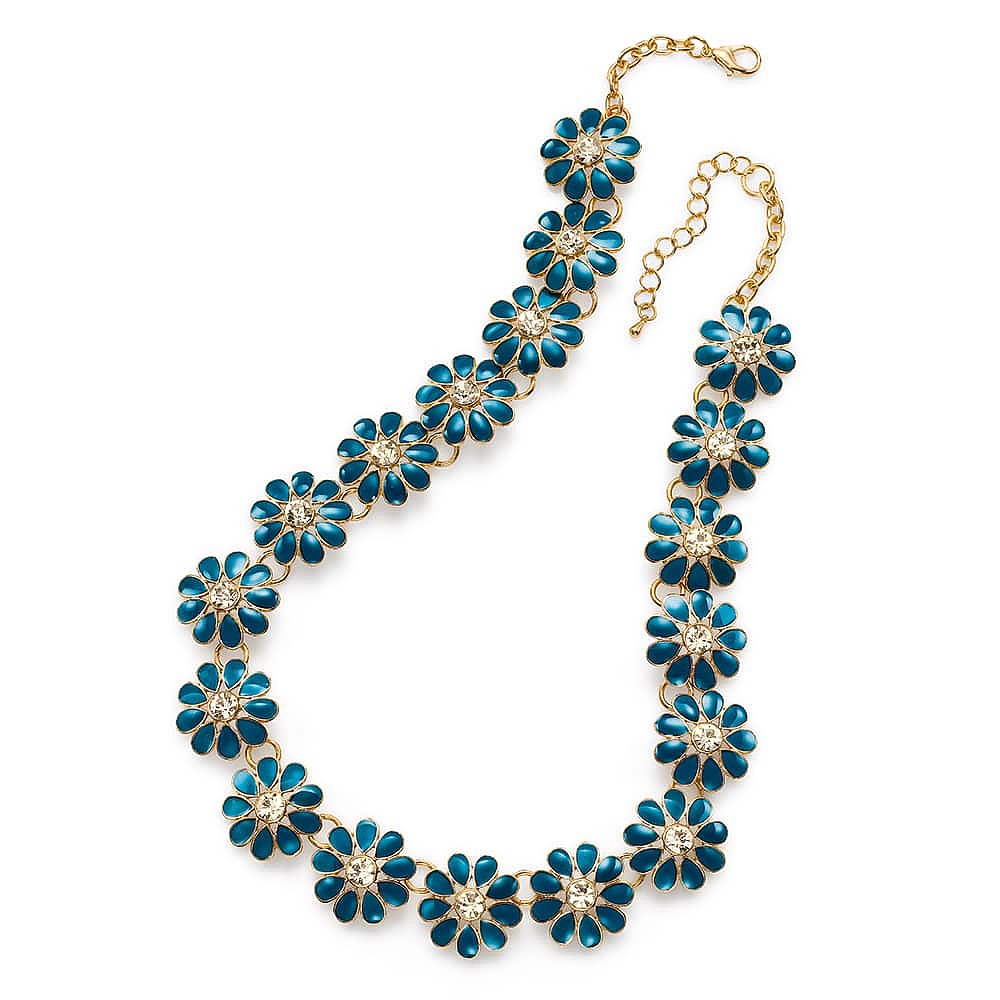 Collier Bleu Marine Élégance à l'État Pur