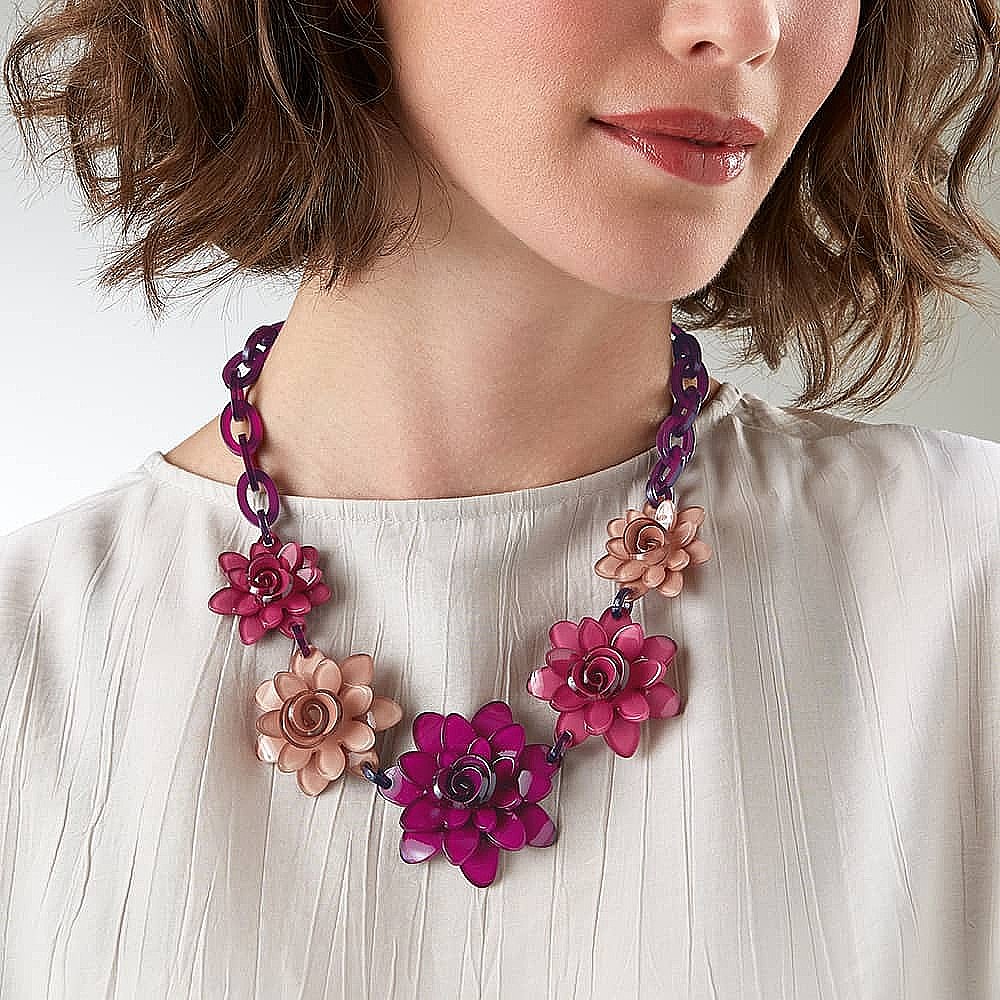 Collier Osez le Violet