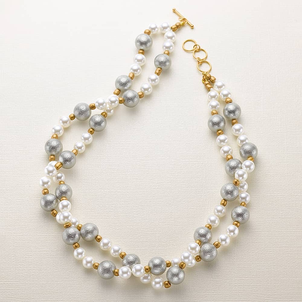 Collier en Perles Dualité de l’Aube