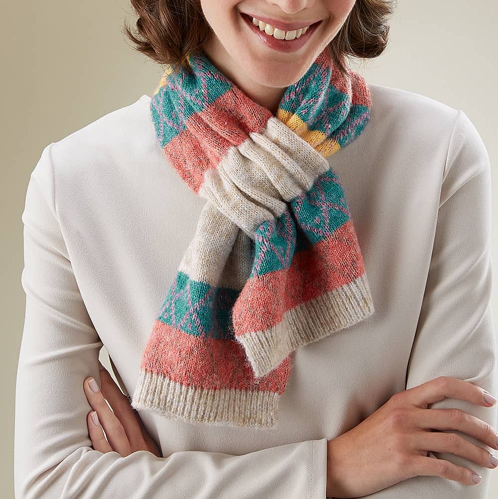 Écharpe Sensation Fair Isle