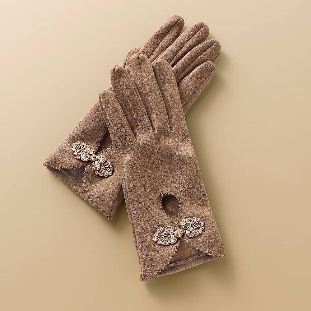 Gants Intemporelle en Taupe 