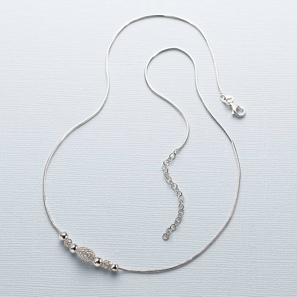 Collier en Argent Rythmes Syncopés