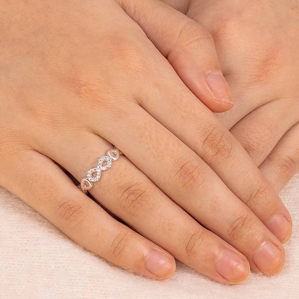 Bague en Argent Éternel Écho