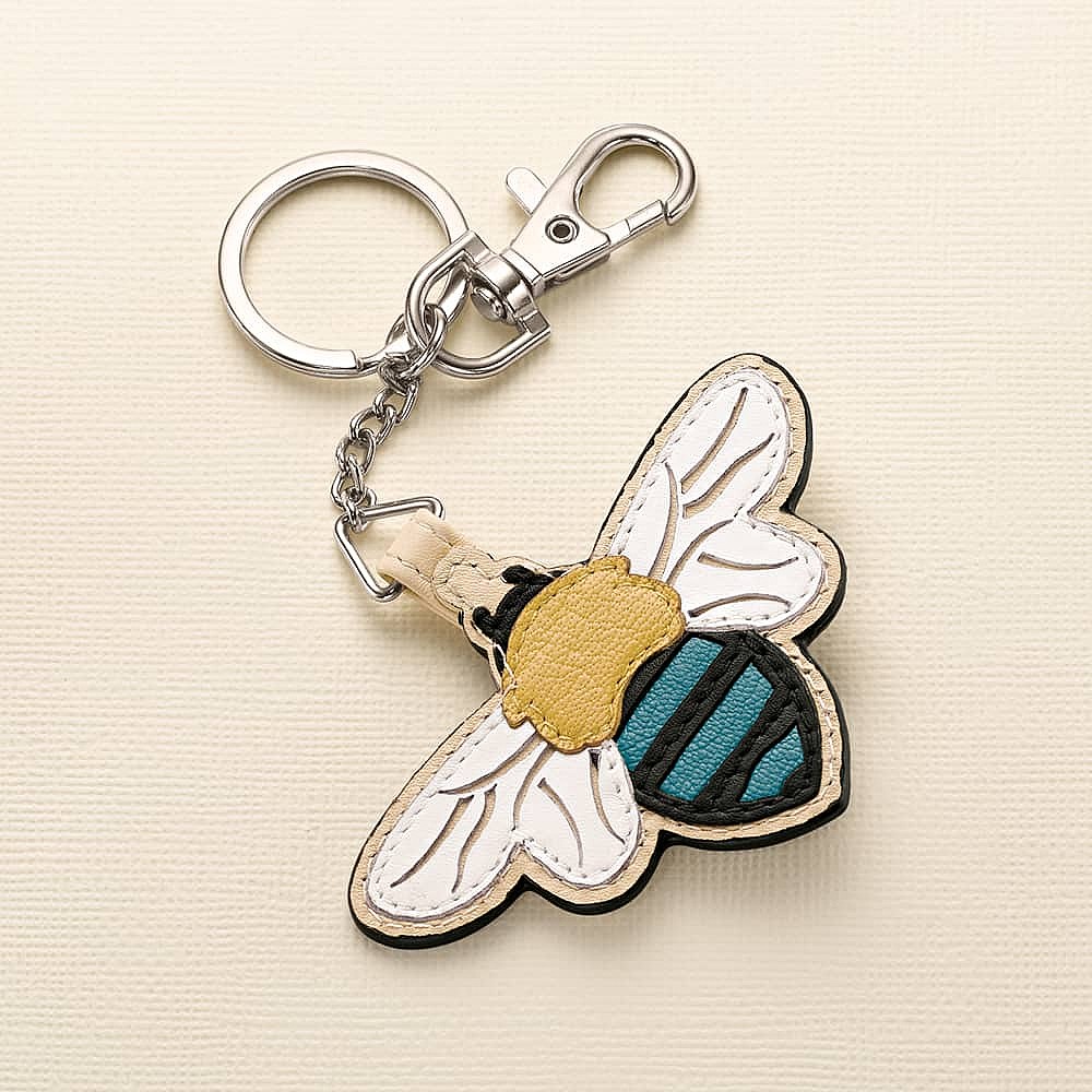 Porte-Clés en Cuir Abeille au Top