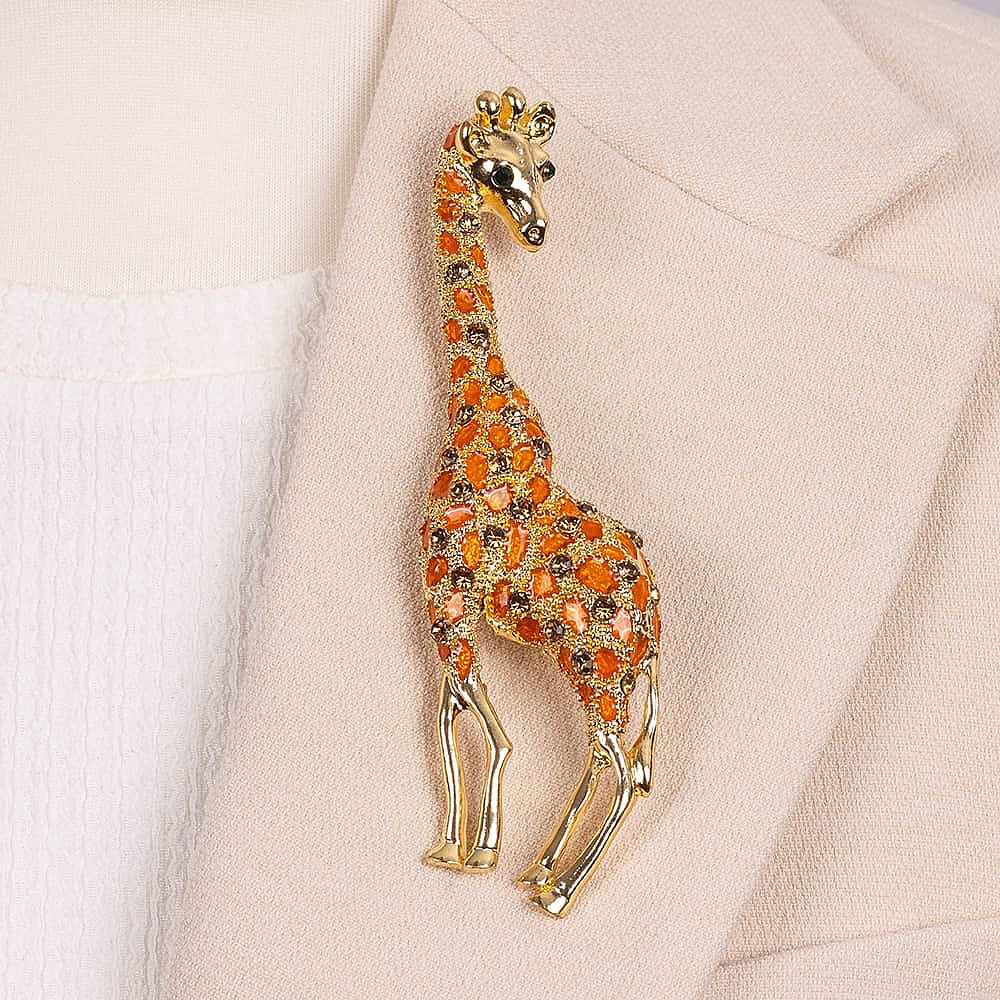 Broche Girafe Nouveaux Sommets 