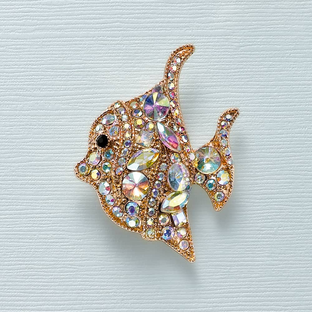 Broche Poisson-Ange Irisé 