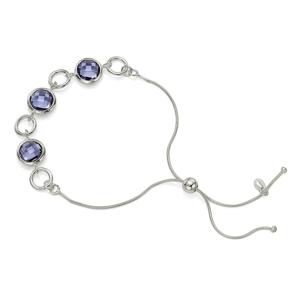 Bracelet en Argent Rêve de Violet