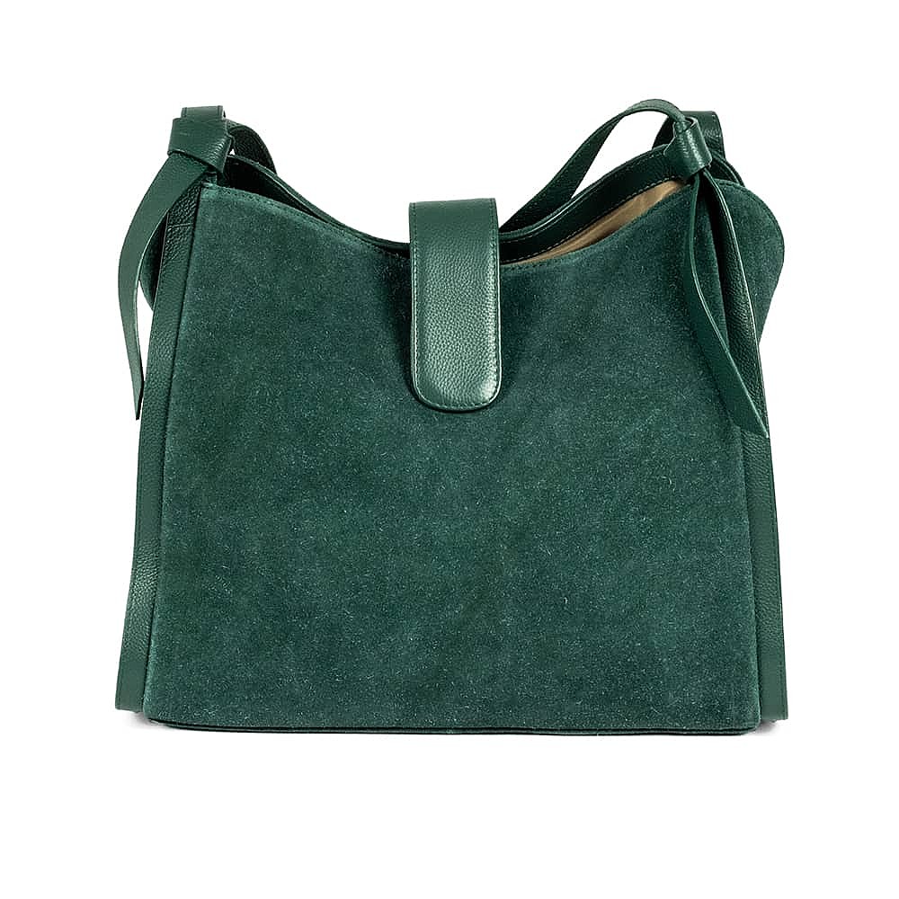 Sac en Daim Vert Cédez à la Tentation