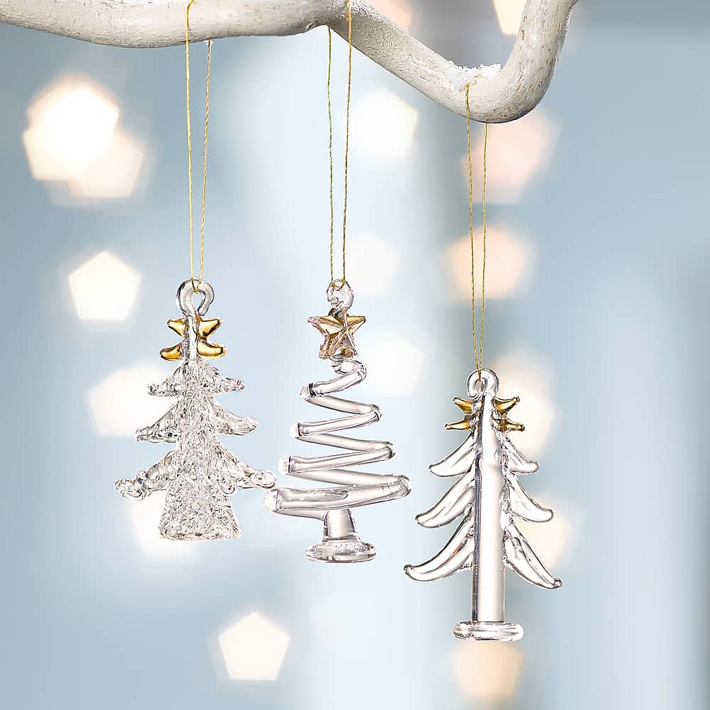 Trio de Décorations Sapin Festif