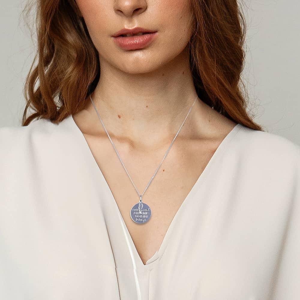 Pendentif en Argent Amitié Vraie