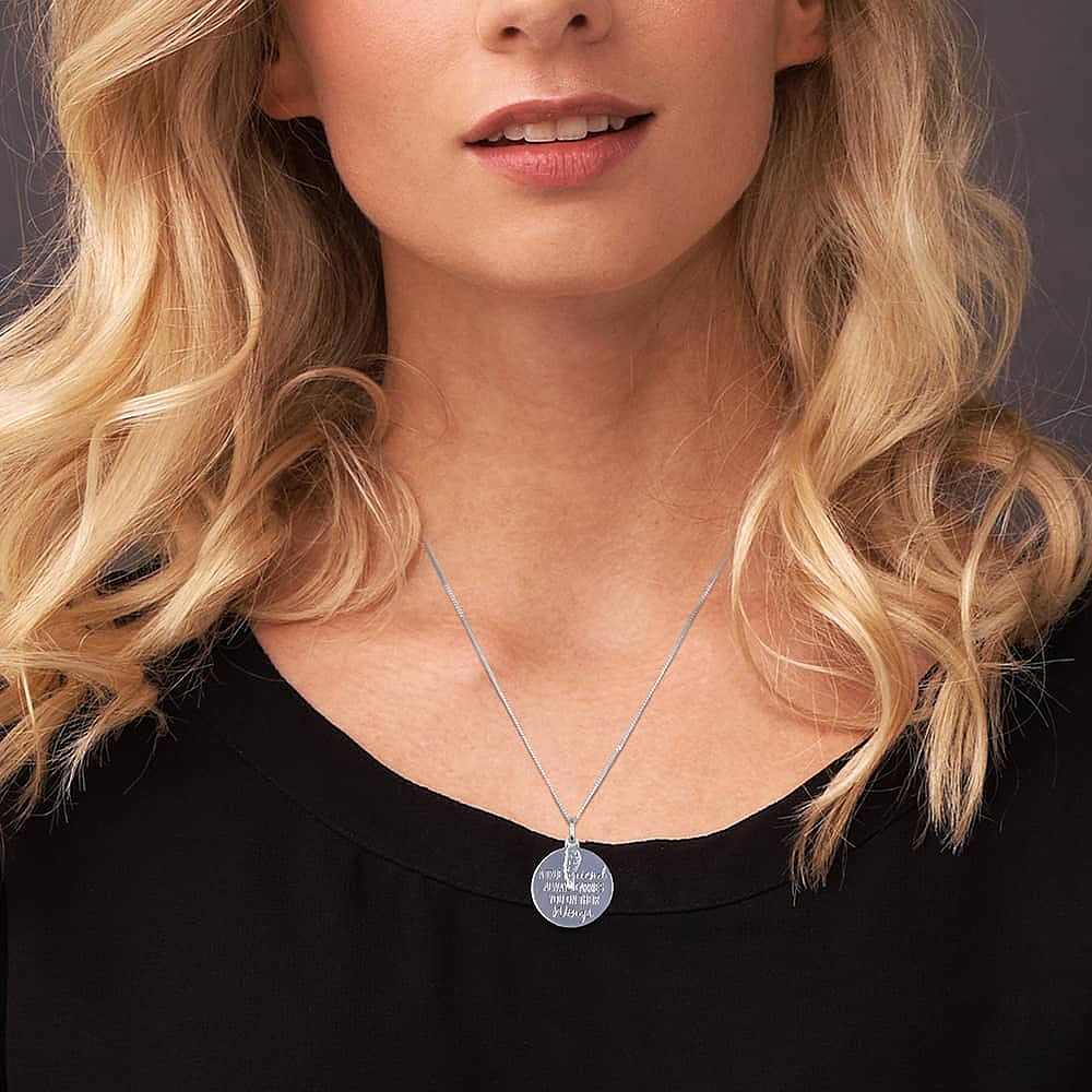 Pendentif en Argent Amitié Vraie