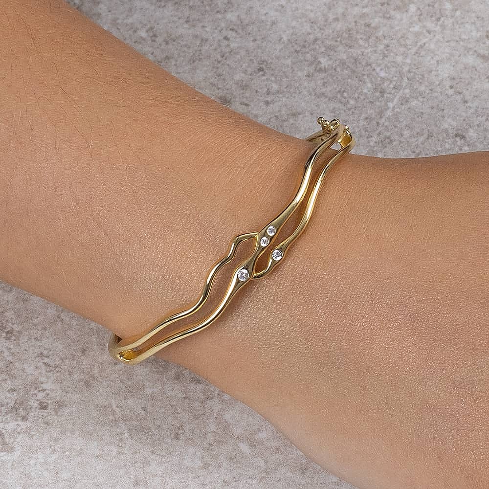 Bracelet plaqué Or Finesse Fondante