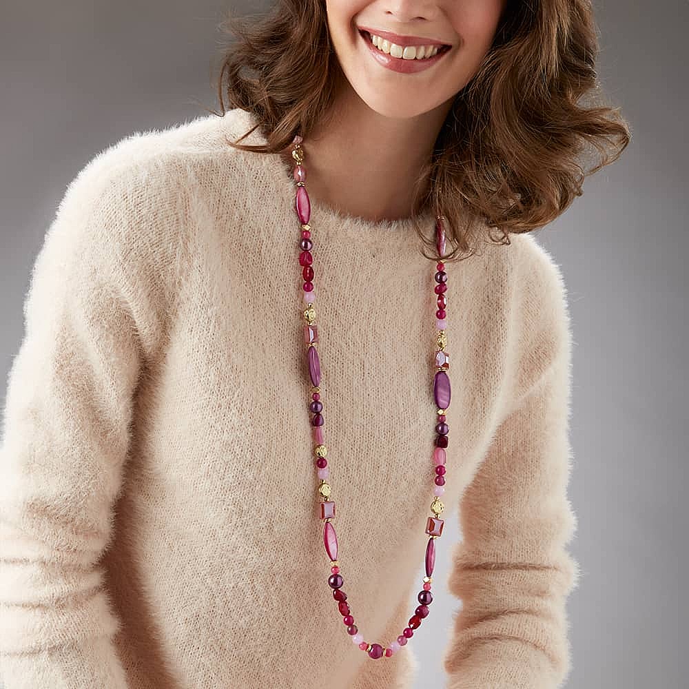 Collier Promesse Rose