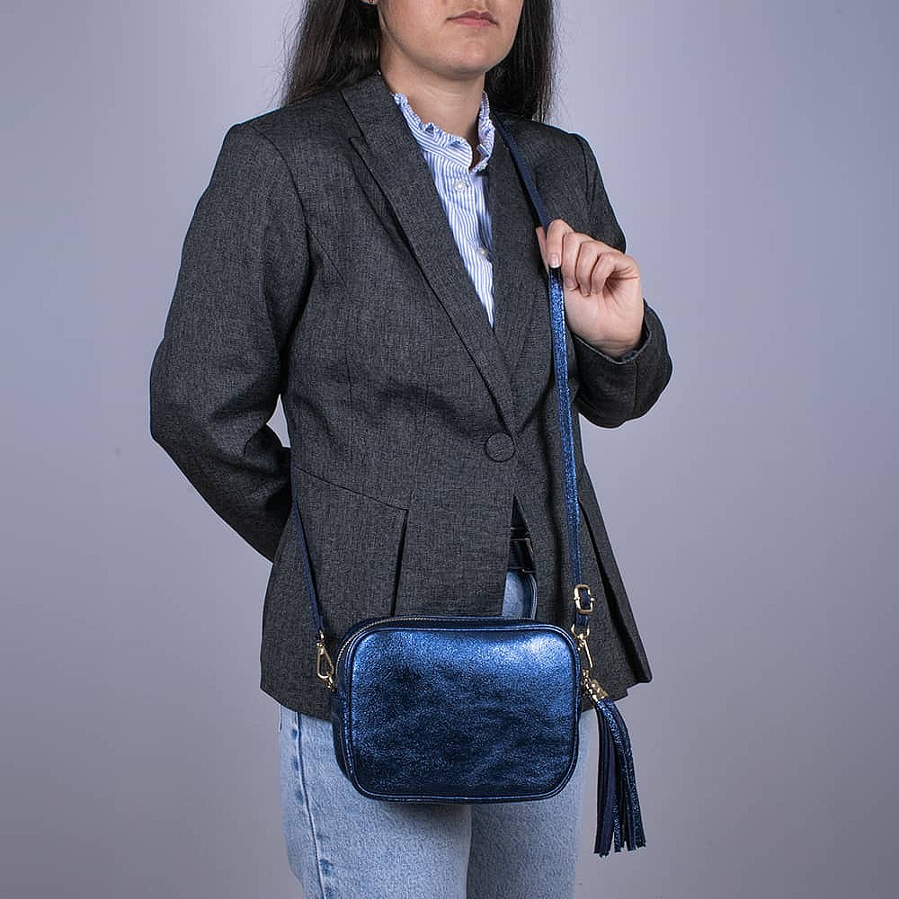Sac Bandoulière Bleu de Minuit