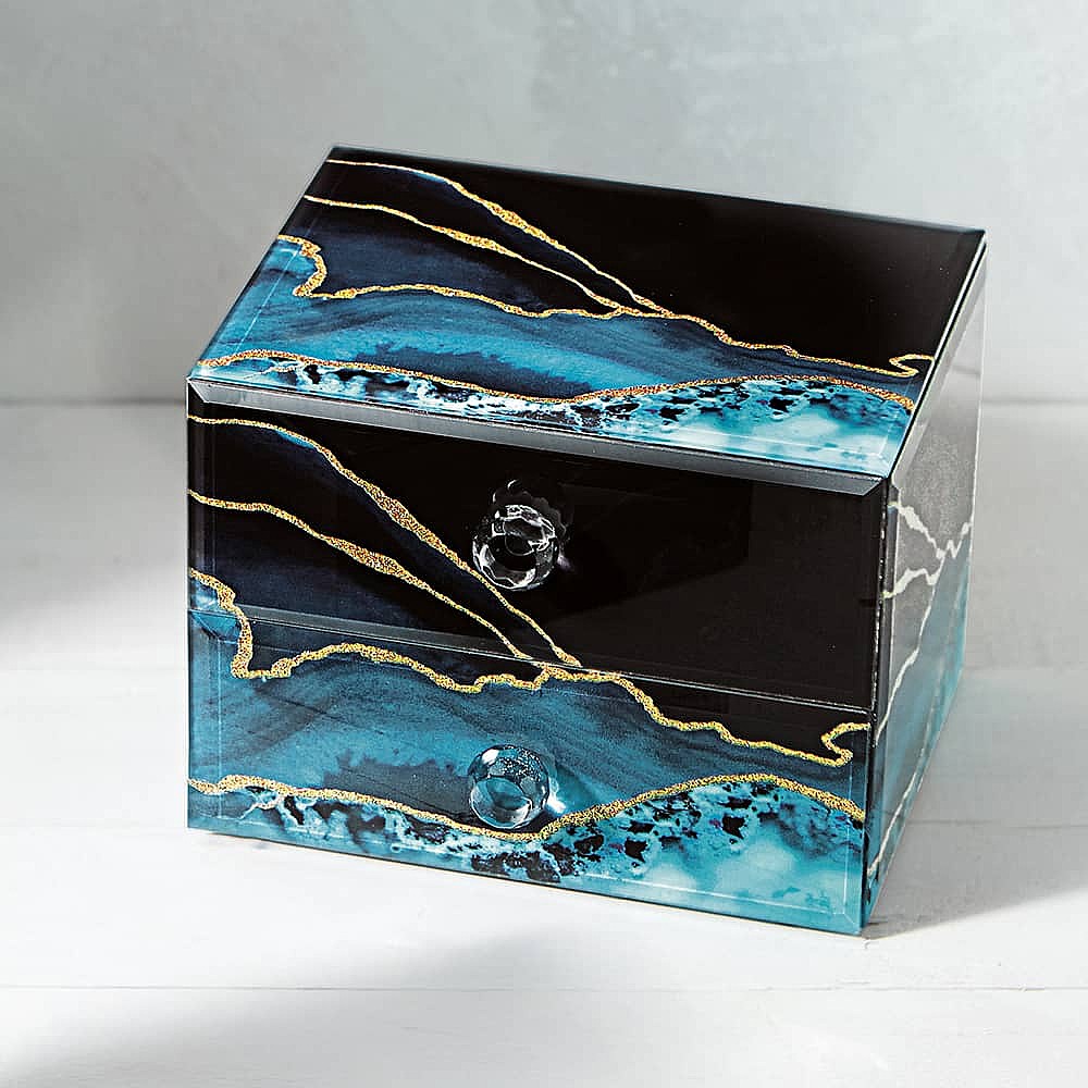 Coffret en Verre Ciel et Mer