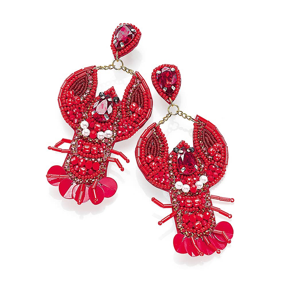 Boucles d'oreilles Homard