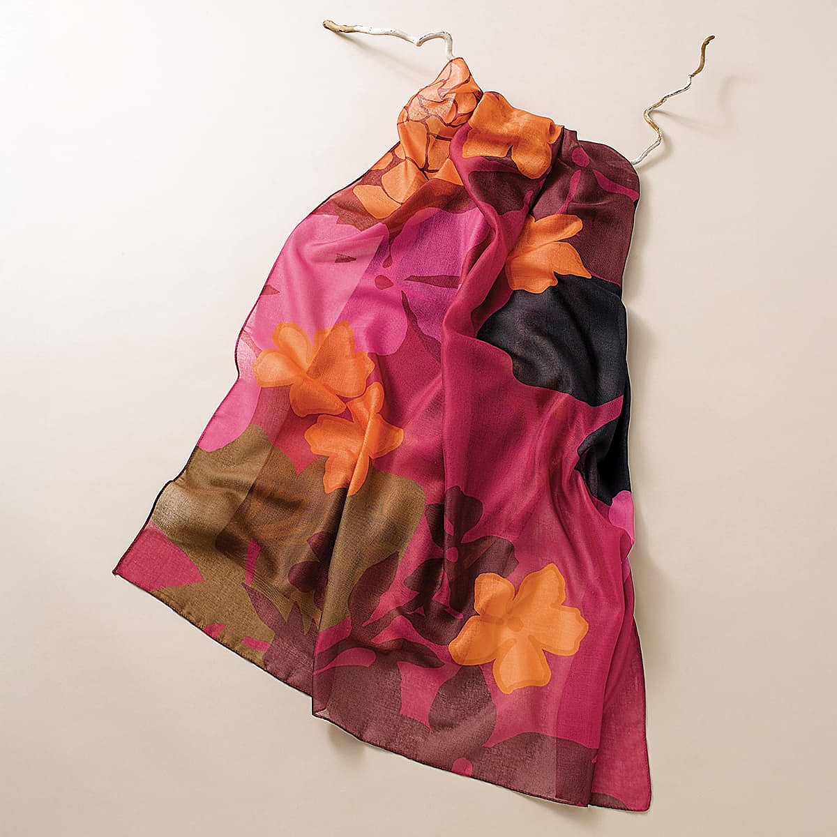 Foulard À la Floraison