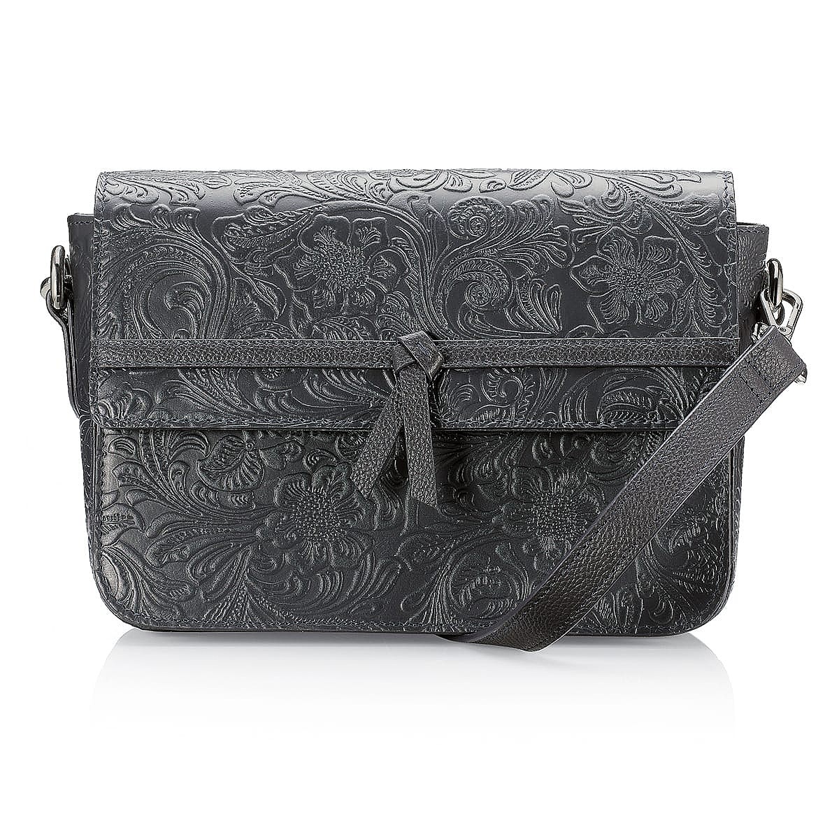 Sac à Bandoulière Floral Bleu Marine