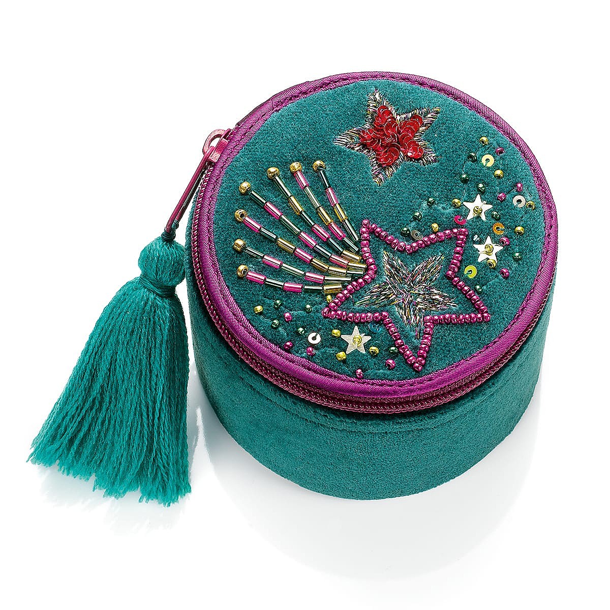 Boîte à Bijoux en Velours Bonne Étoile