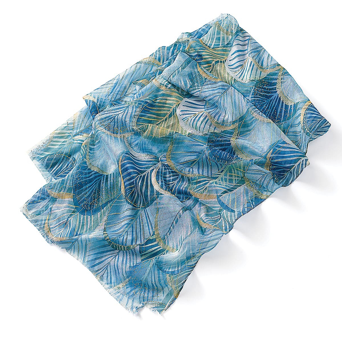 Foulard Bleu Brillant