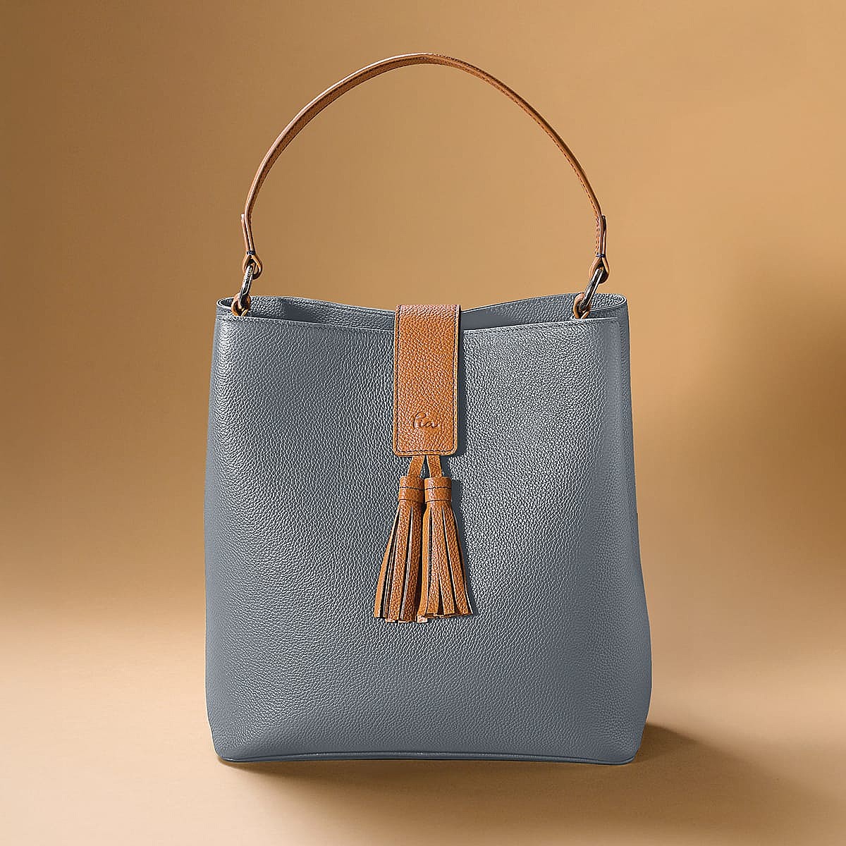 Sac en Cuir Denim Emportée Partout