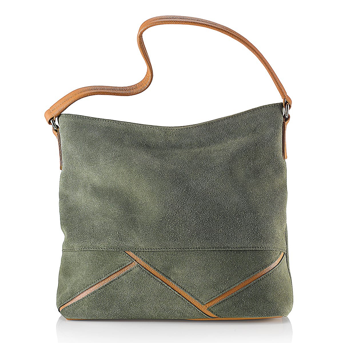 Sac en Bandoulière en Daim Angle Parfait