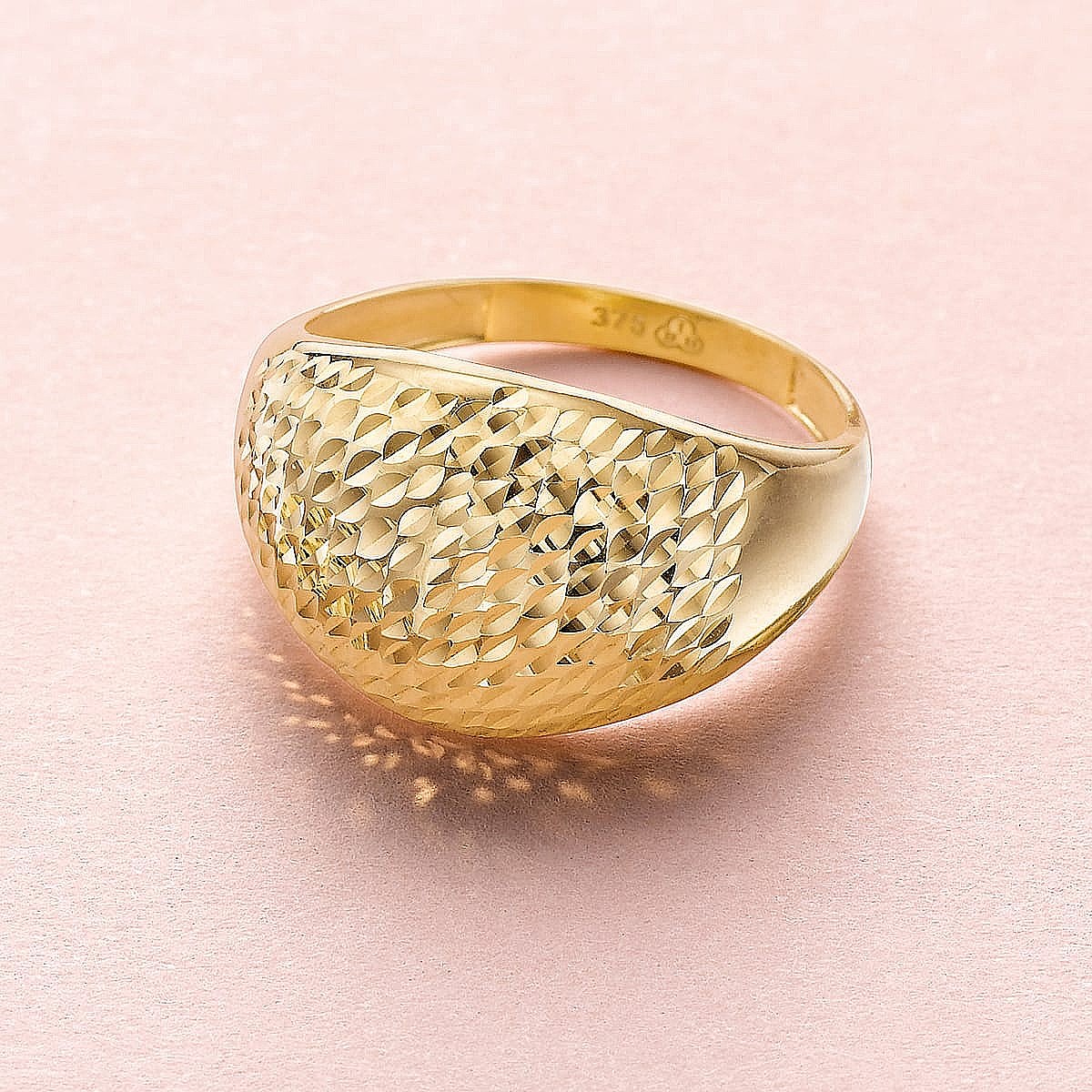 Bague en Or Reflets Ondulés